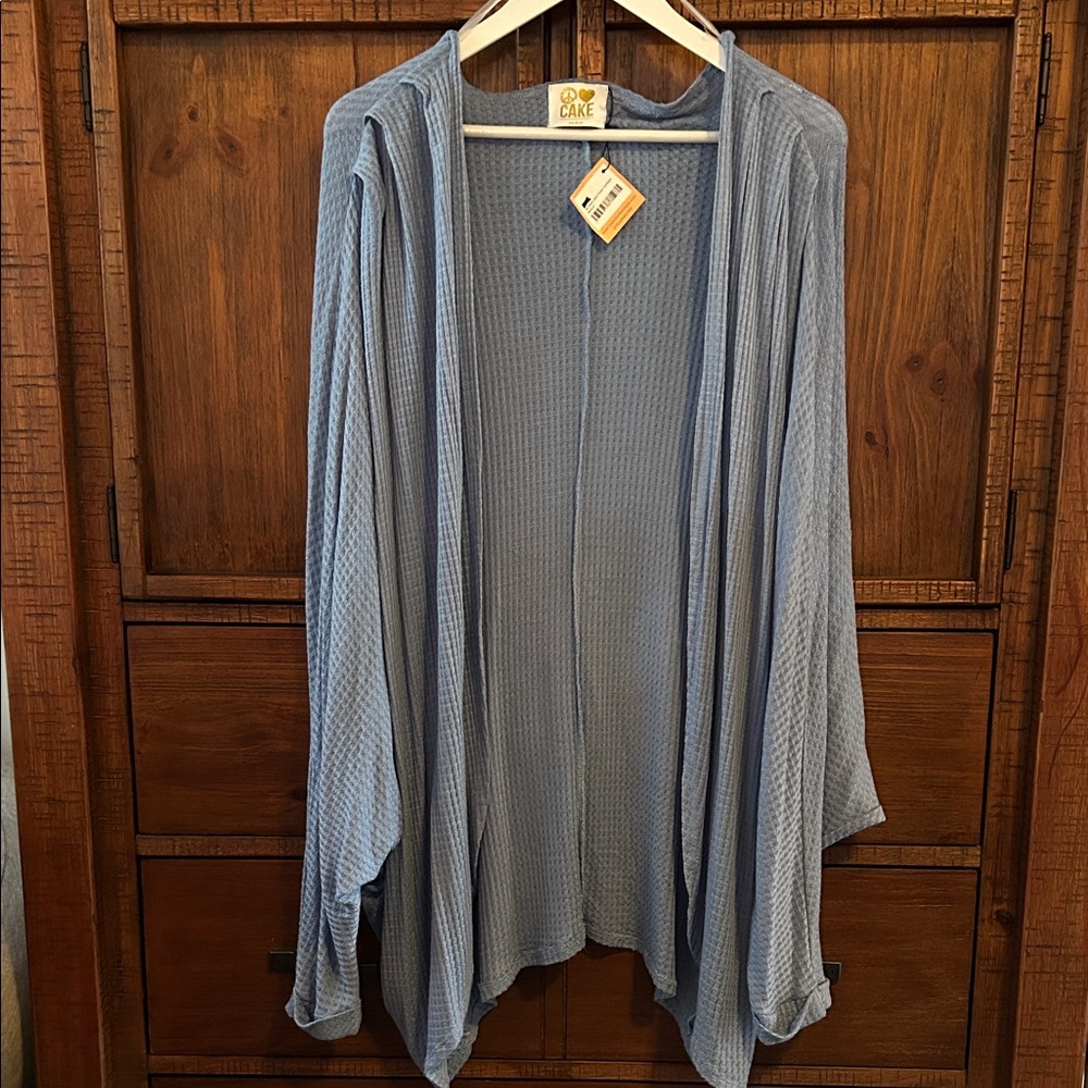 Cake Gold and Blue Knit Cardigan